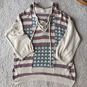 POL AMERICAN FLAG HOODIE